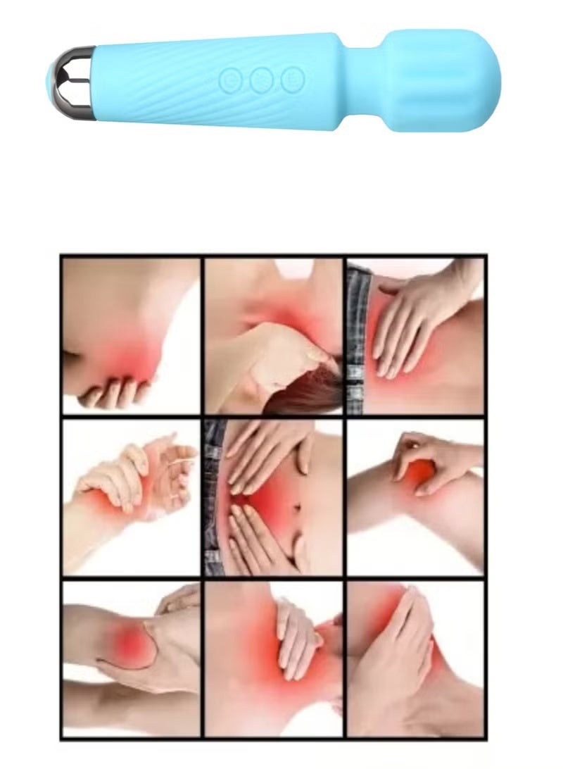 MOMAYNA Rechargeable Handheld Body Massager – Cordless Muscle Relaxation Massager for Neck, Back, Shoulders & Legs - Image 2